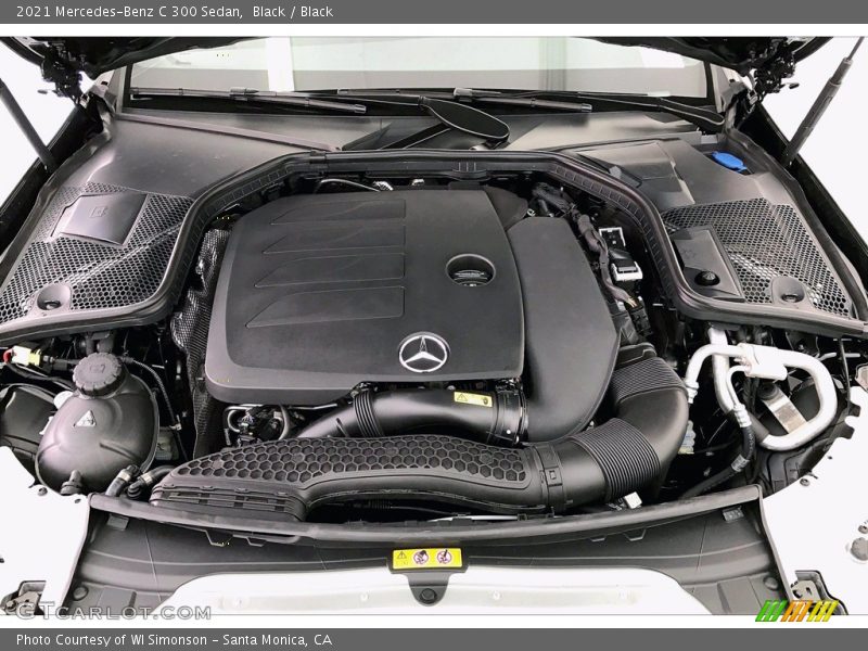 Black / Black 2021 Mercedes-Benz C 300 Sedan