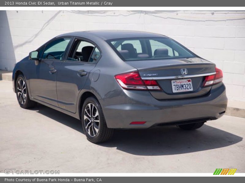 Urban Titanium Metallic / Gray 2013 Honda Civic EX Sedan