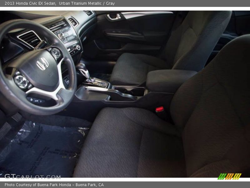 Urban Titanium Metallic / Gray 2013 Honda Civic EX Sedan