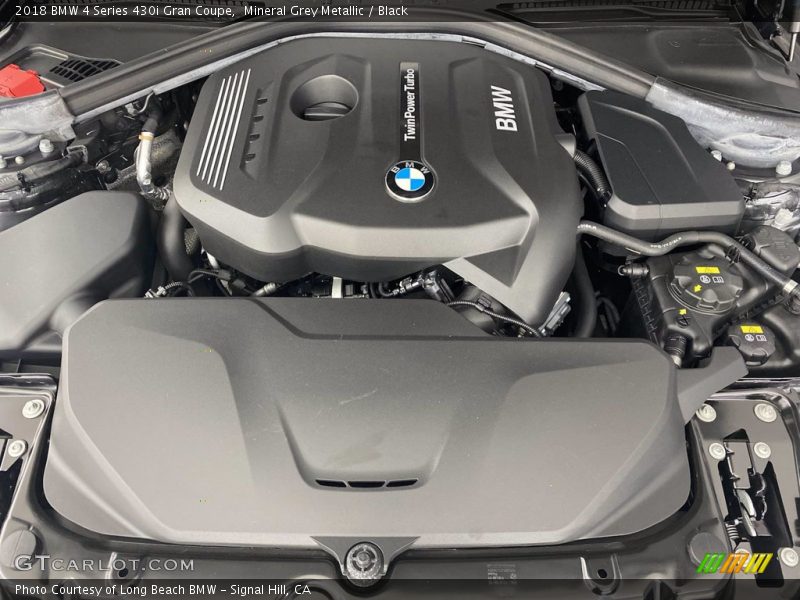 Mineral Grey Metallic / Black 2018 BMW 4 Series 430i Gran Coupe