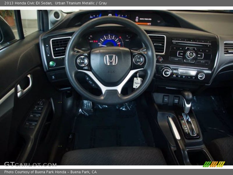 Urban Titanium Metallic / Gray 2013 Honda Civic EX Sedan