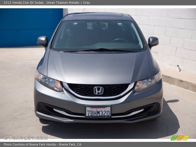 Urban Titanium Metallic / Gray 2013 Honda Civic EX Sedan