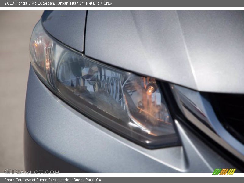 Urban Titanium Metallic / Gray 2013 Honda Civic EX Sedan