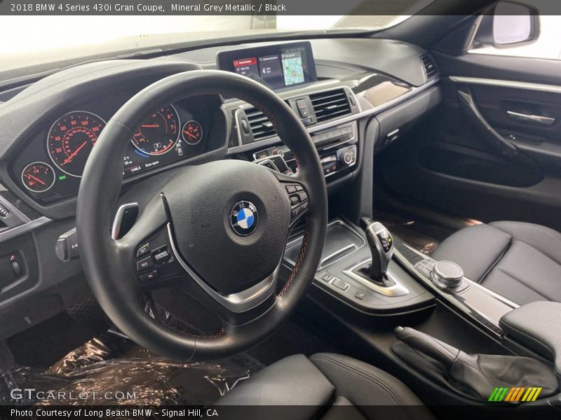 Mineral Grey Metallic / Black 2018 BMW 4 Series 430i Gran Coupe
