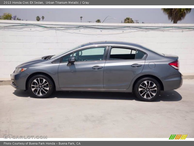 Urban Titanium Metallic / Gray 2013 Honda Civic EX Sedan