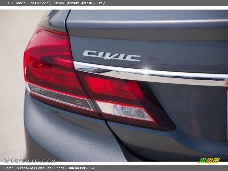 Urban Titanium Metallic / Gray 2013 Honda Civic EX Sedan