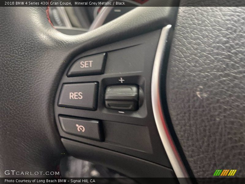 Mineral Grey Metallic / Black 2018 BMW 4 Series 430i Gran Coupe