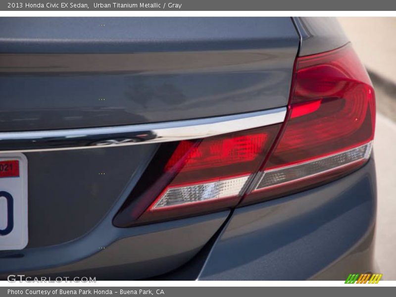 Urban Titanium Metallic / Gray 2013 Honda Civic EX Sedan