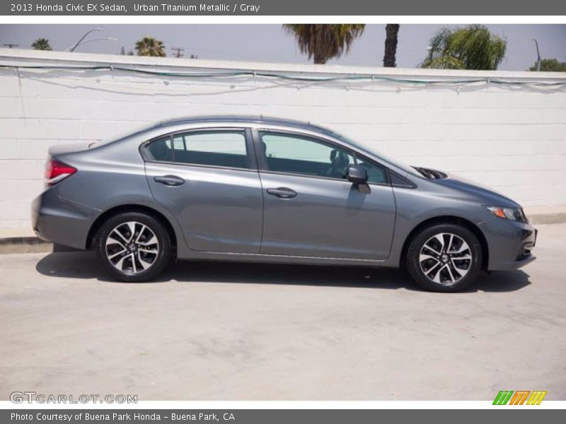 Urban Titanium Metallic / Gray 2013 Honda Civic EX Sedan