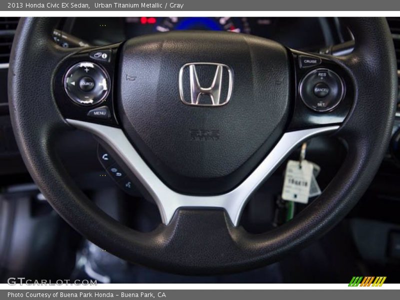Urban Titanium Metallic / Gray 2013 Honda Civic EX Sedan