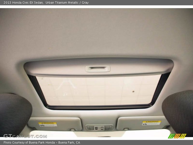 Urban Titanium Metallic / Gray 2013 Honda Civic EX Sedan