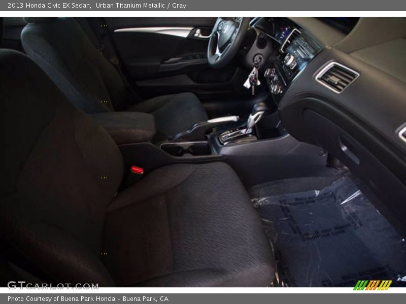 Urban Titanium Metallic / Gray 2013 Honda Civic EX Sedan