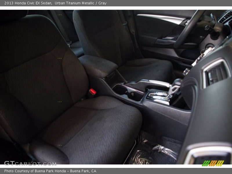 Urban Titanium Metallic / Gray 2013 Honda Civic EX Sedan