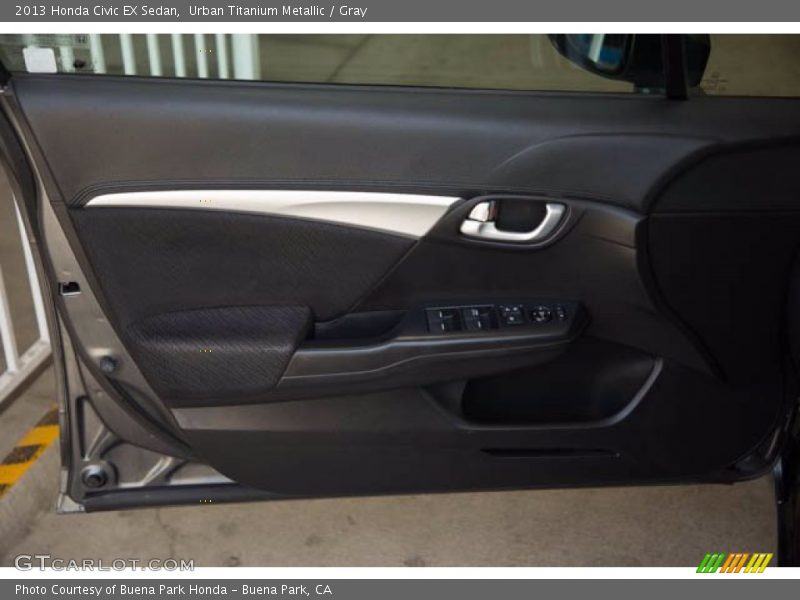 Urban Titanium Metallic / Gray 2013 Honda Civic EX Sedan