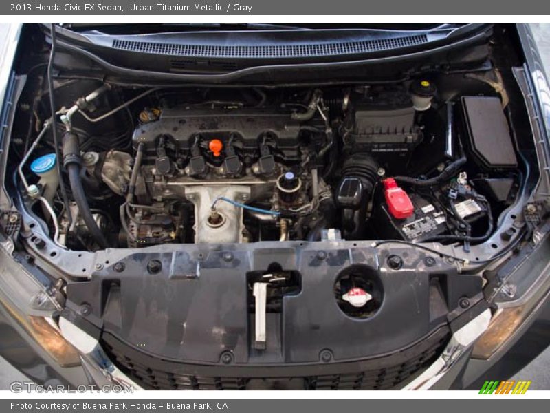 Urban Titanium Metallic / Gray 2013 Honda Civic EX Sedan