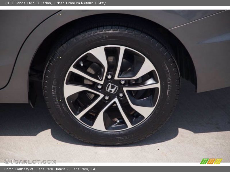 Urban Titanium Metallic / Gray 2013 Honda Civic EX Sedan