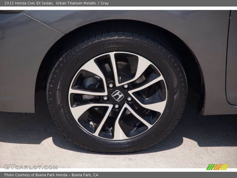 Urban Titanium Metallic / Gray 2013 Honda Civic EX Sedan