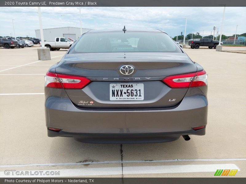 Predawn Gray Mica / Black 2020 Toyota Camry LE
