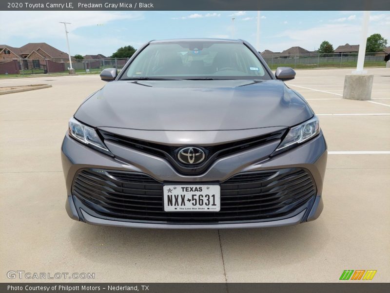 Predawn Gray Mica / Black 2020 Toyota Camry LE