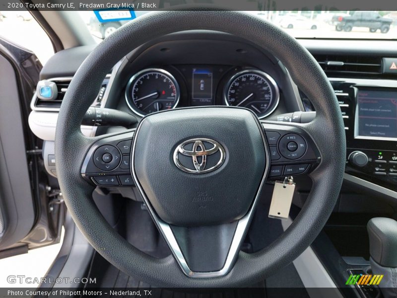 Predawn Gray Mica / Black 2020 Toyota Camry LE