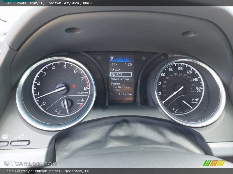 Predawn Gray Mica / Black 2020 Toyota Camry LE