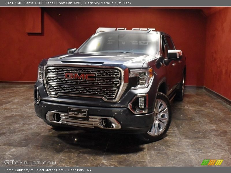 Dark Sky Metallic / Jet Black 2021 GMC Sierra 1500 Denali Crew Cab 4WD