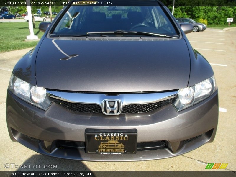 Urban Titanium Metallic / Black 2010 Honda Civic LX-S Sedan