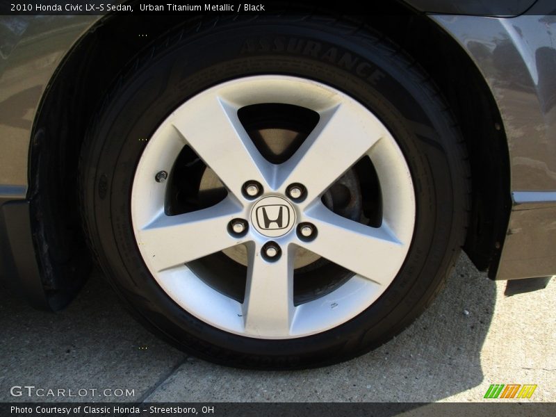 Urban Titanium Metallic / Black 2010 Honda Civic LX-S Sedan
