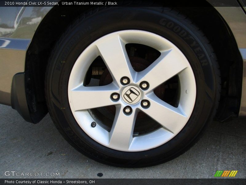Urban Titanium Metallic / Black 2010 Honda Civic LX-S Sedan