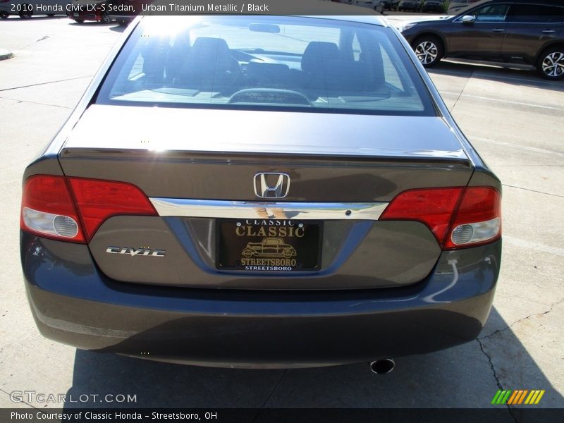 Urban Titanium Metallic / Black 2010 Honda Civic LX-S Sedan