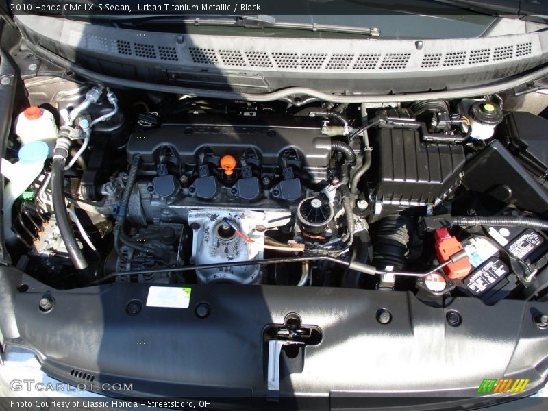 Urban Titanium Metallic / Black 2010 Honda Civic LX-S Sedan