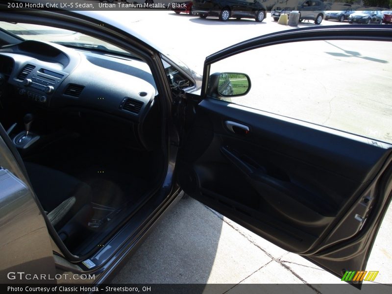 Urban Titanium Metallic / Black 2010 Honda Civic LX-S Sedan