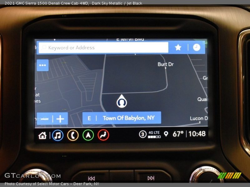 Dark Sky Metallic / Jet Black 2021 GMC Sierra 1500 Denali Crew Cab 4WD