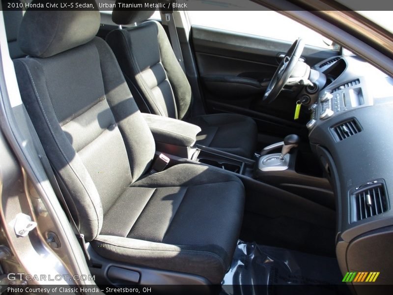 Urban Titanium Metallic / Black 2010 Honda Civic LX-S Sedan