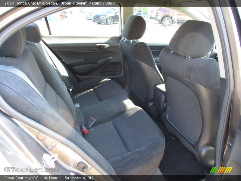 Urban Titanium Metallic / Black 2010 Honda Civic LX-S Sedan