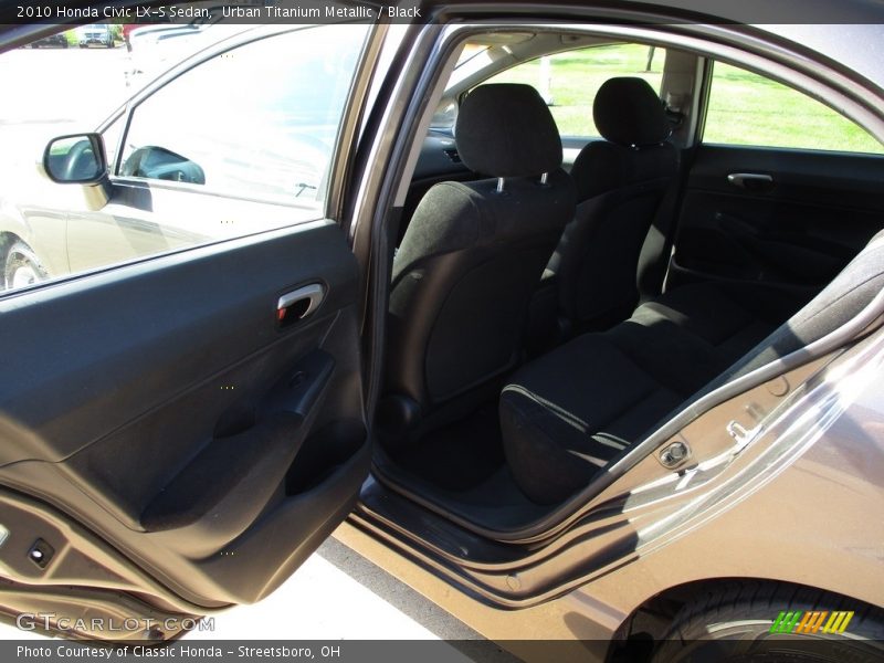 Urban Titanium Metallic / Black 2010 Honda Civic LX-S Sedan