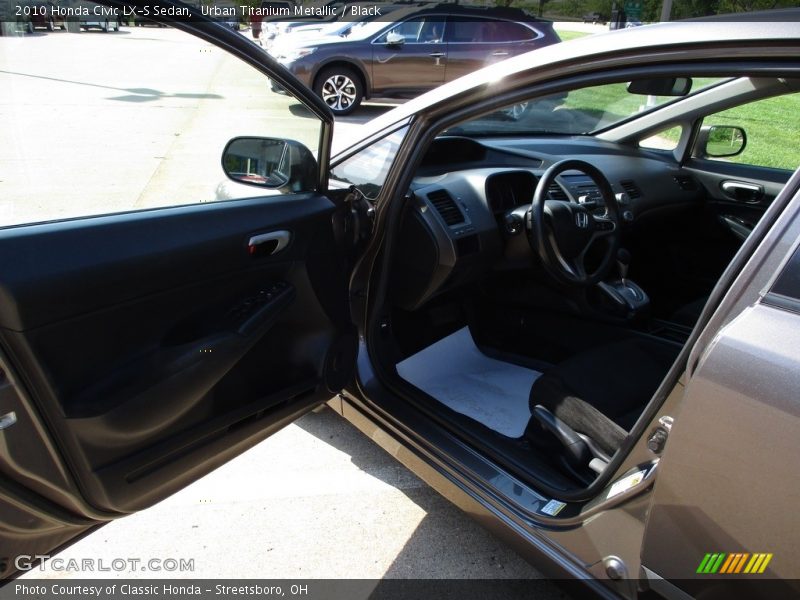 Urban Titanium Metallic / Black 2010 Honda Civic LX-S Sedan