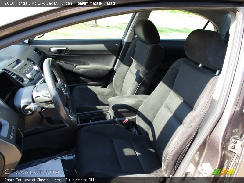 Urban Titanium Metallic / Black 2010 Honda Civic LX-S Sedan