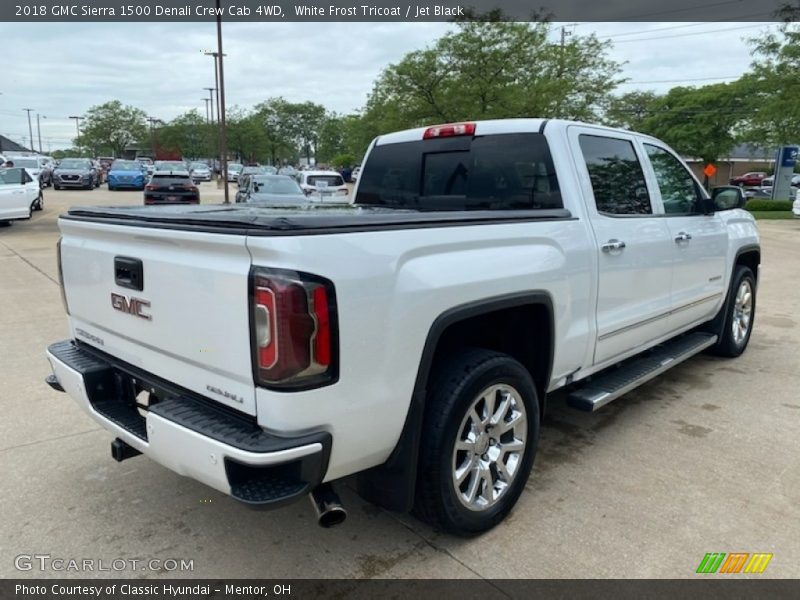 White Frost Tricoat / Jet Black 2018 GMC Sierra 1500 Denali Crew Cab 4WD
