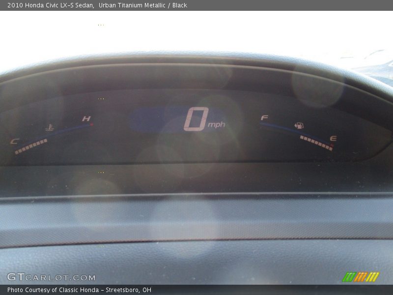 Urban Titanium Metallic / Black 2010 Honda Civic LX-S Sedan