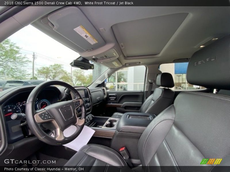White Frost Tricoat / Jet Black 2018 GMC Sierra 1500 Denali Crew Cab 4WD