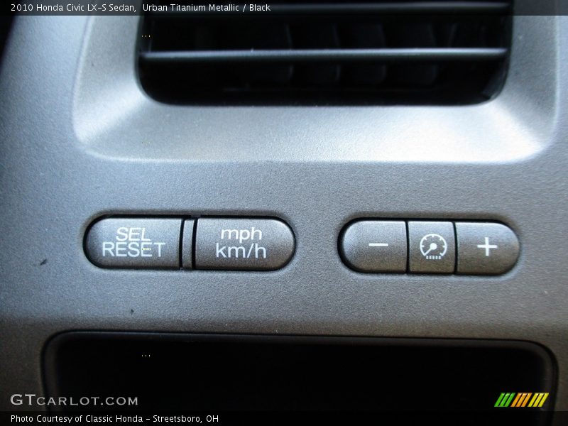 Urban Titanium Metallic / Black 2010 Honda Civic LX-S Sedan