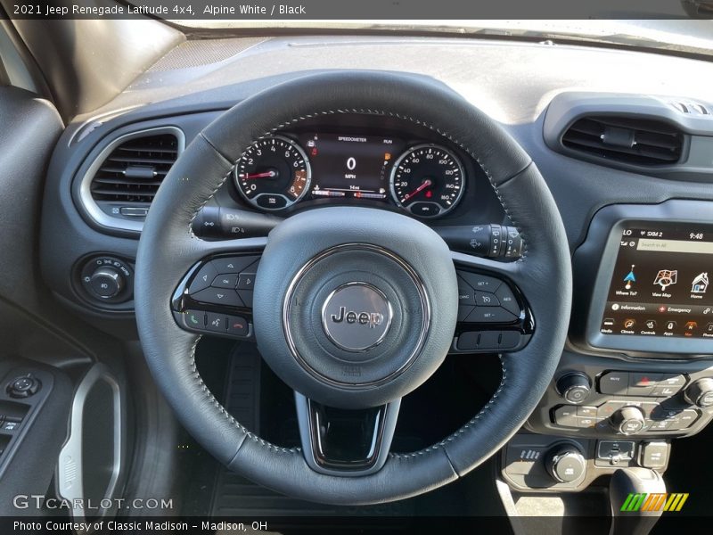 Alpine White / Black 2021 Jeep Renegade Latitude 4x4