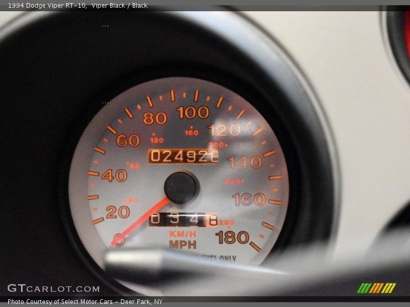 Viper Black / Black 1994 Dodge Viper RT-10