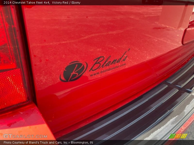 Victory Red / Ebony 2014 Chevrolet Tahoe Fleet 4x4
