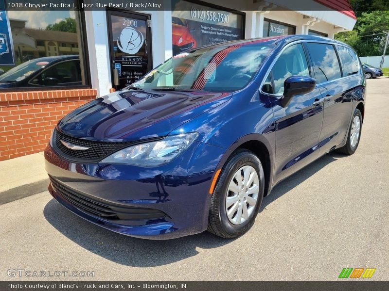Jazz Blue Pearl / Black/Alloy 2018 Chrysler Pacifica L
