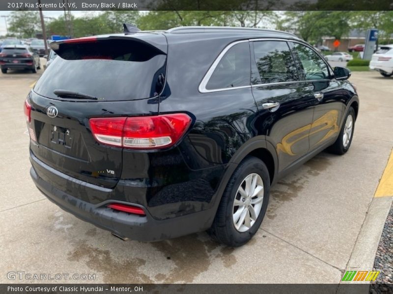 Ebony Black / Black 2017 Kia Sorento LX V6
