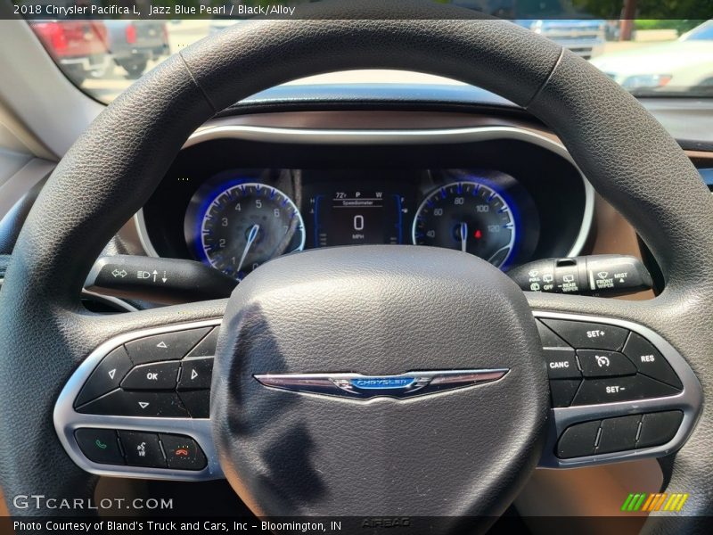Jazz Blue Pearl / Black/Alloy 2018 Chrysler Pacifica L