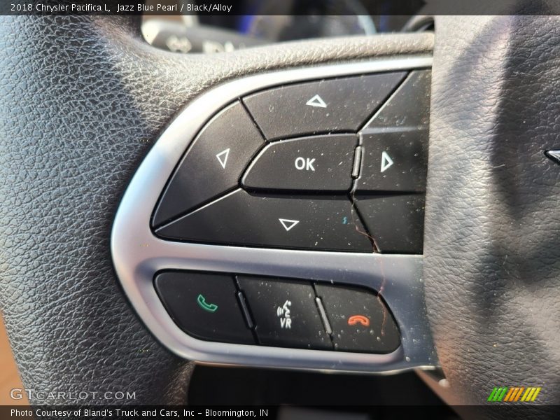 Jazz Blue Pearl / Black/Alloy 2018 Chrysler Pacifica L