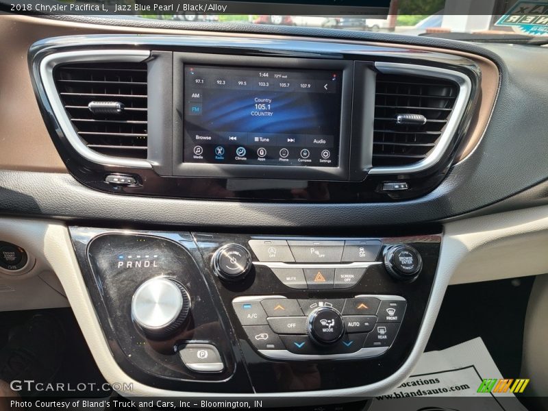 Jazz Blue Pearl / Black/Alloy 2018 Chrysler Pacifica L